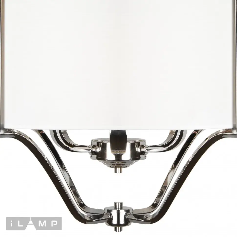 Люстра iLamp P2442-6 Nickel DIVOLE — никель, ракурс 3