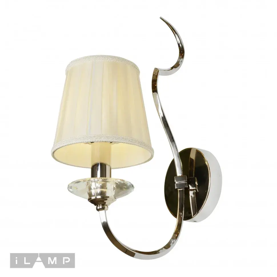Бра iLamp W2508-1 nic CHARM — никель