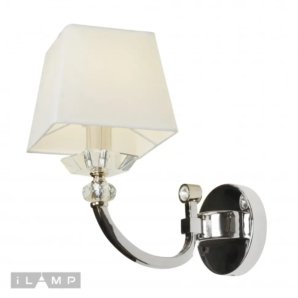 Бра iLamp W9404-1 nic BLUES — никель