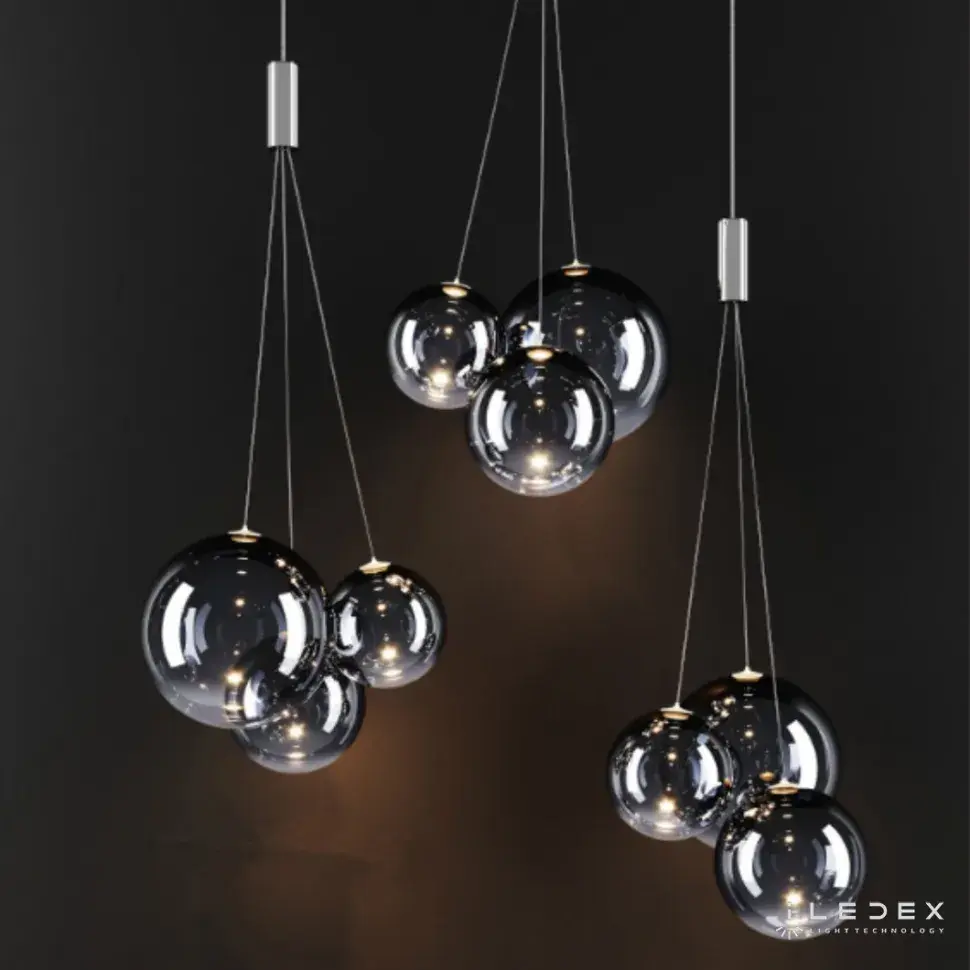 Люстра iLedex 19152P/3-6W-3000K SL SELFIE — никель