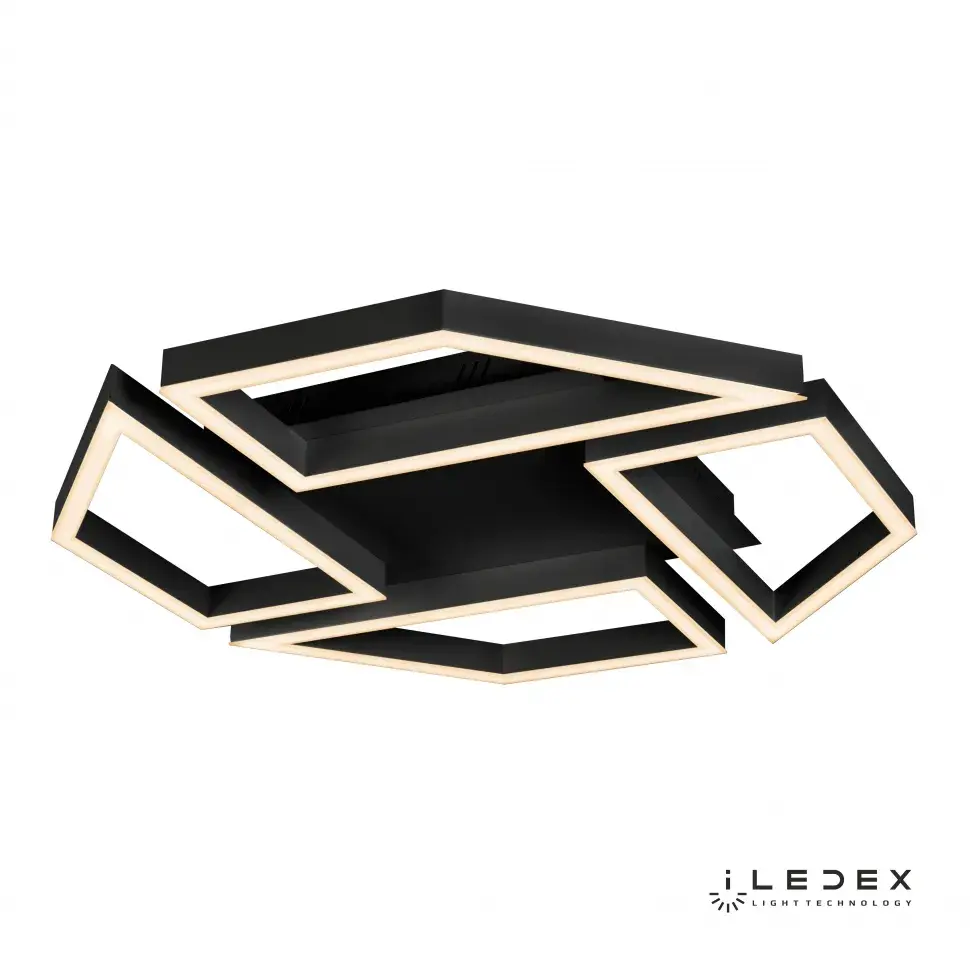 Люстра iLedex 8302-720x720-X-T BK STELLAR — черный, ракурс 2