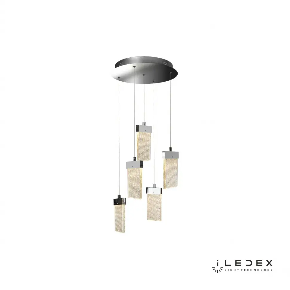 Светильник iLedex C4430-5R CR PIXEL — хром, ракурс 2