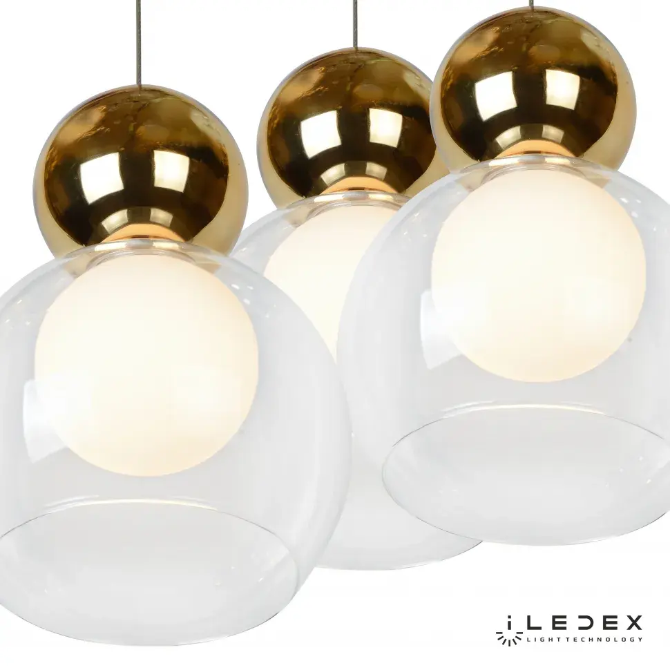 Светильник iLedex C4476-3R GL BLOSSOM — золотой