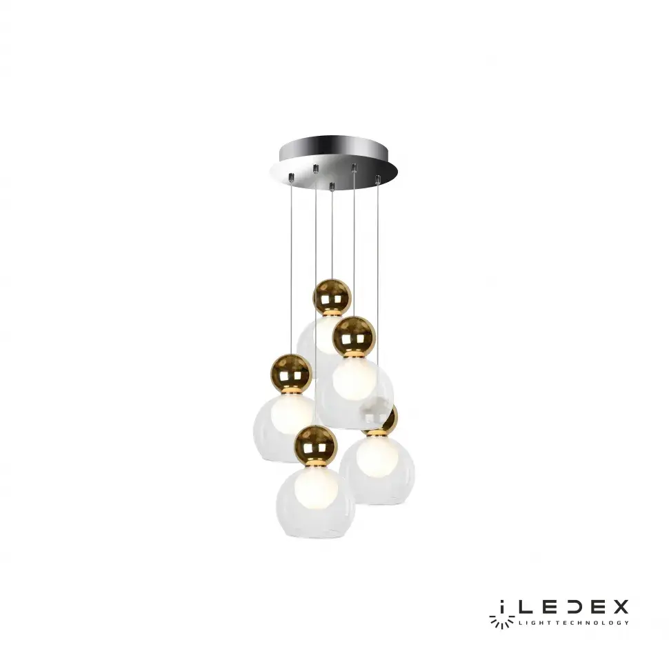 Светильник iLedex C4476-5R GL BLOSSOM — золотой