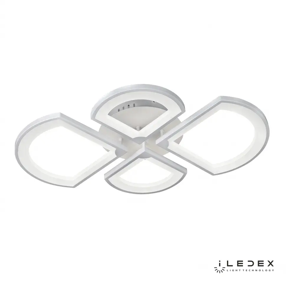 Люстра iLedex X024-4 WH RIVER — белый, ракурс 2