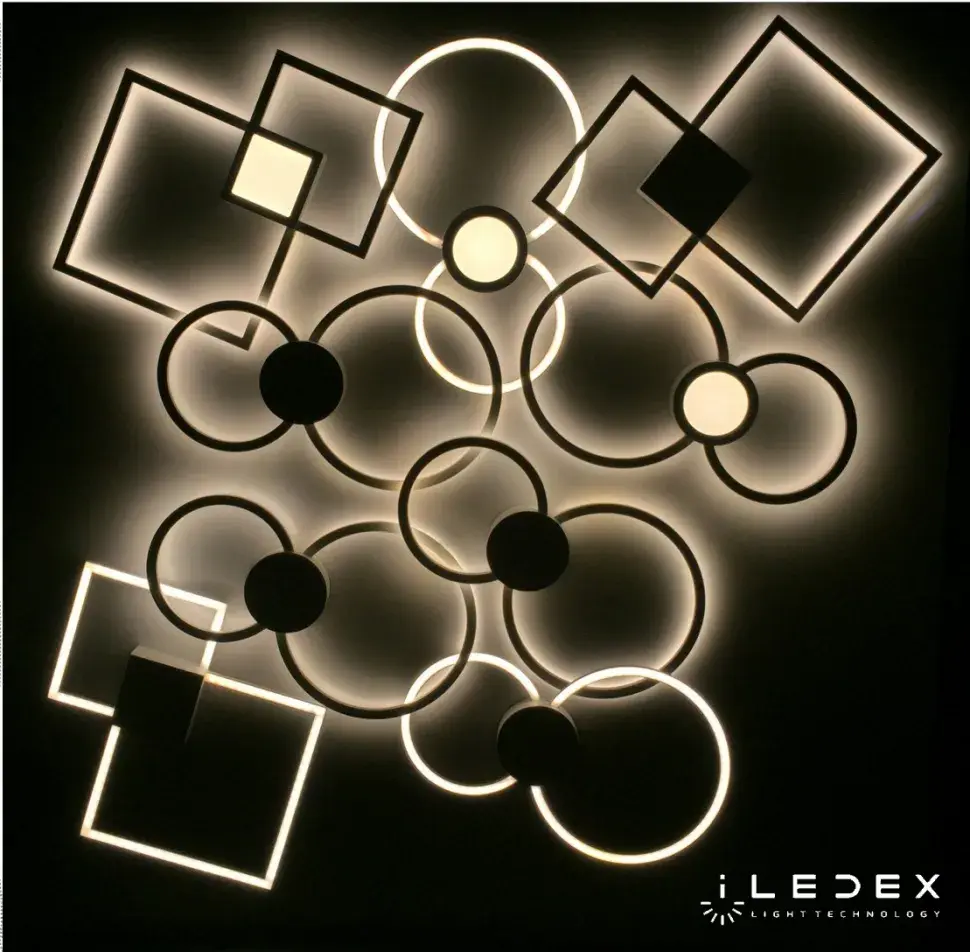 Бра iLedex X046424 24W 3000K BK GALAXY — черный