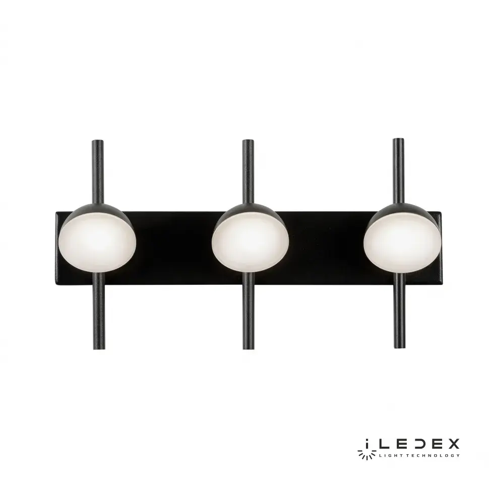 Бра iLedex X088209 9W BK INEFABLE — черный, ракурс 2