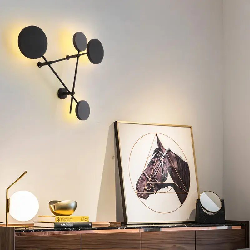 Бра Imperium Loft 101537-26 IRIDE BERNHARDT DOTS — черный, ракурс 23