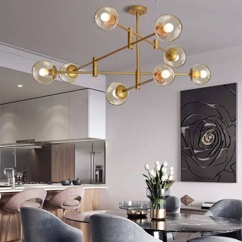 Люстра Imperium Loft 140725-26 GAP — золотой, ракурс 3