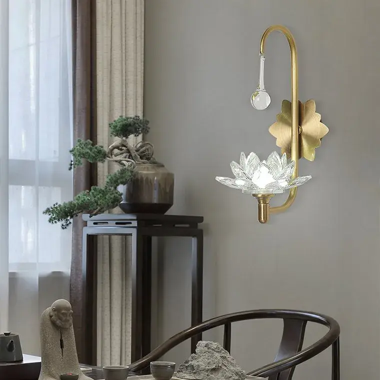 Бра Imperium Loft 140843-26 LOTOS — латунь, ракурс 35