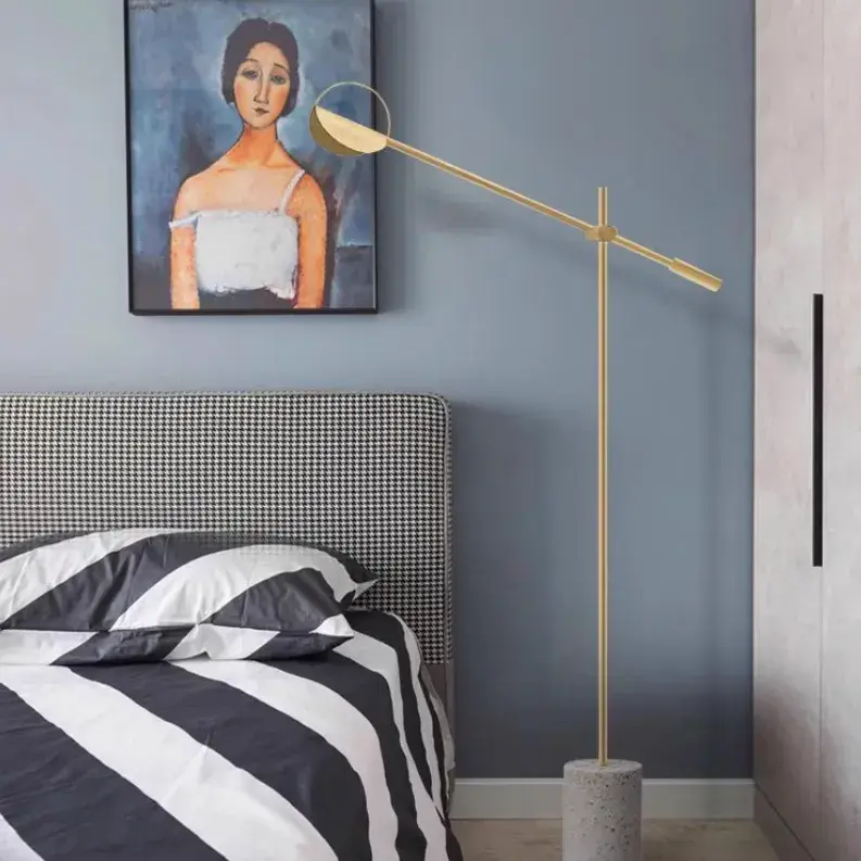 Торшер Imperium Loft 203594-22 BOLIA LEAVES — латунь, ракурс 13
