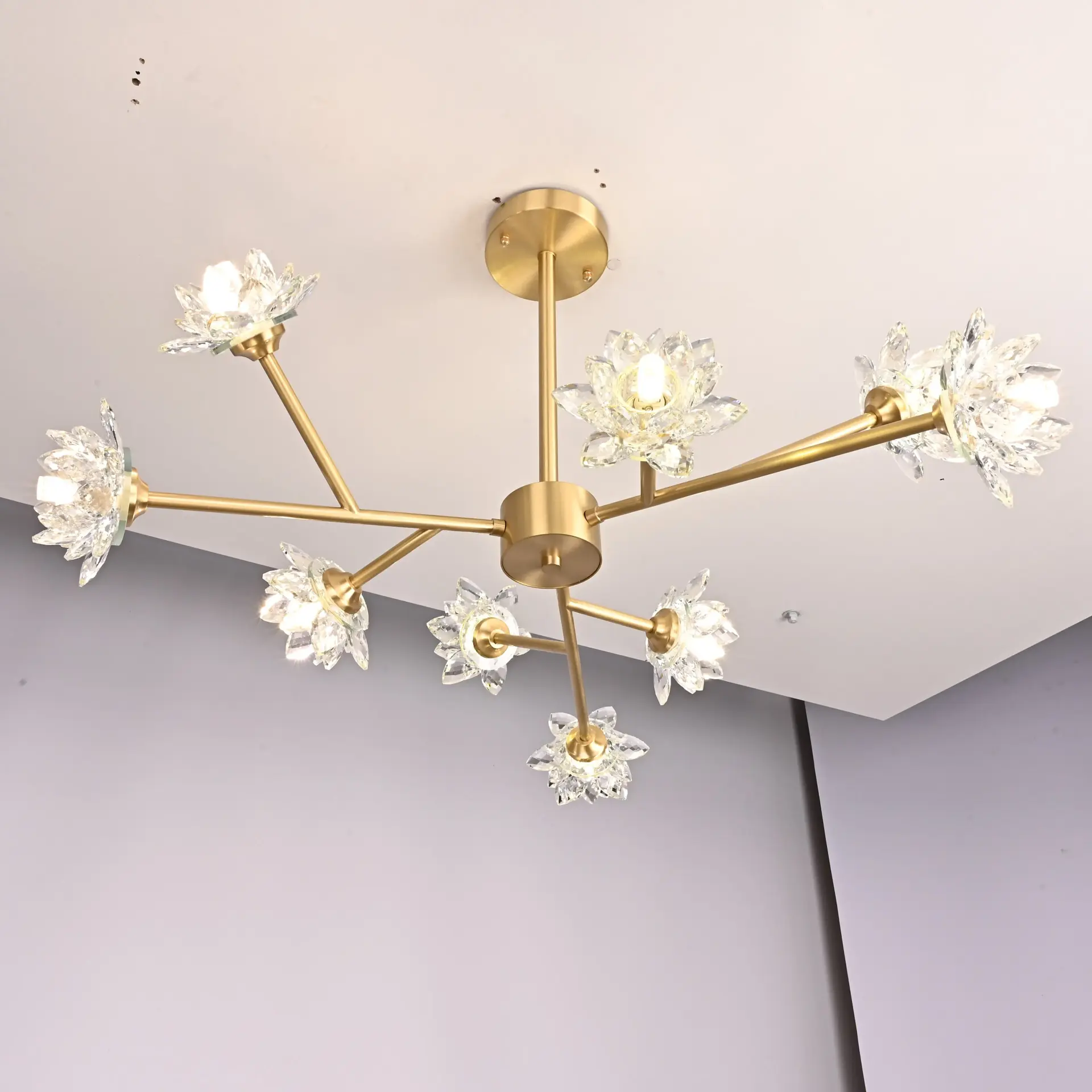 Люстра Imperium Loft 203938-26 LOTOS — золотой, ракурс 20