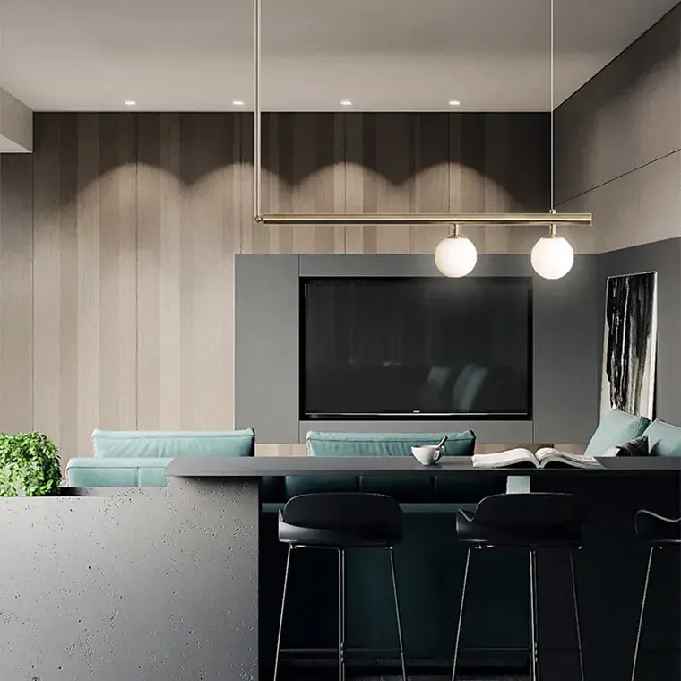 Светильник Imperium Loft 204154-26 BARRA — черный, ракурс 5