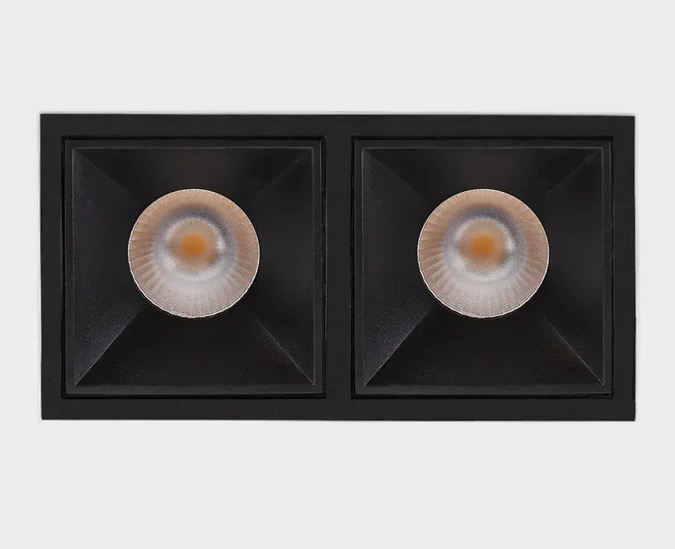 Точечный светильник Italline IT06-6020 black 4000K - 2 шт. + IT06-6022 black — черный
