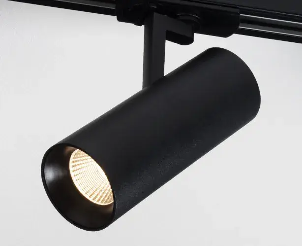 Светильник для однофазного трека Italline TR 3007 black 4000K — черный, ракурс 3