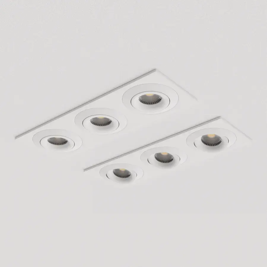 Точечный светильник Ledron AO1501005 SQ3 White — белый, ракурс 2
