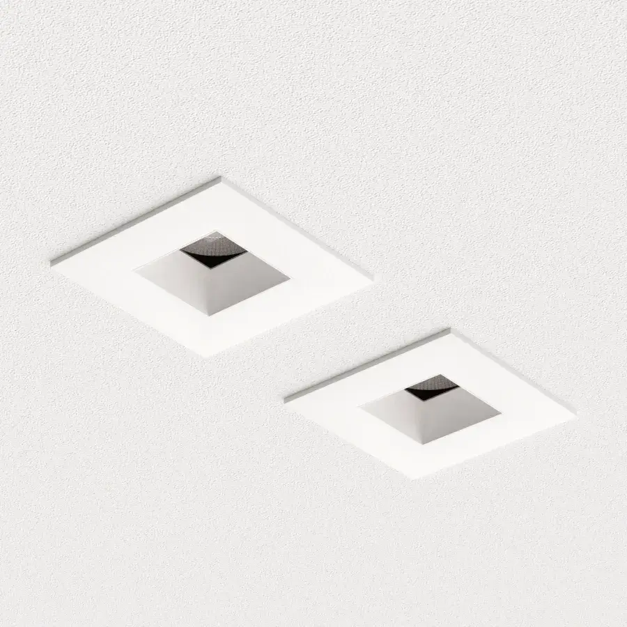 Точечный светильник Ledron FAST TOP SQ MINI White — белый, ракурс 3