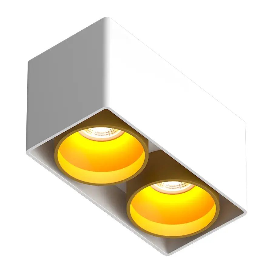 Точечный светильник Ledron KEA 2 ED GU10 White-Gold — белый