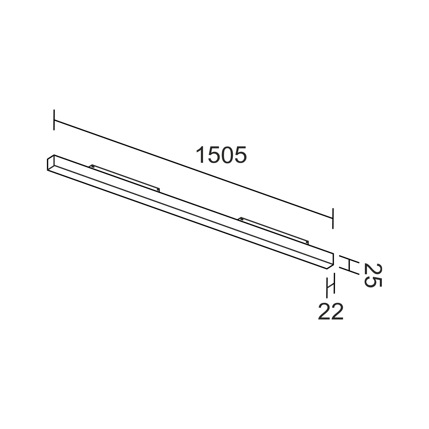 Светильник Ledron SAGI LINE 1505 White 3K — белый