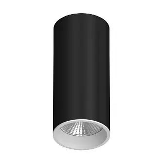 Точечный светильник Ledron SLC7392/12W Black-White — черный, ракурс 2