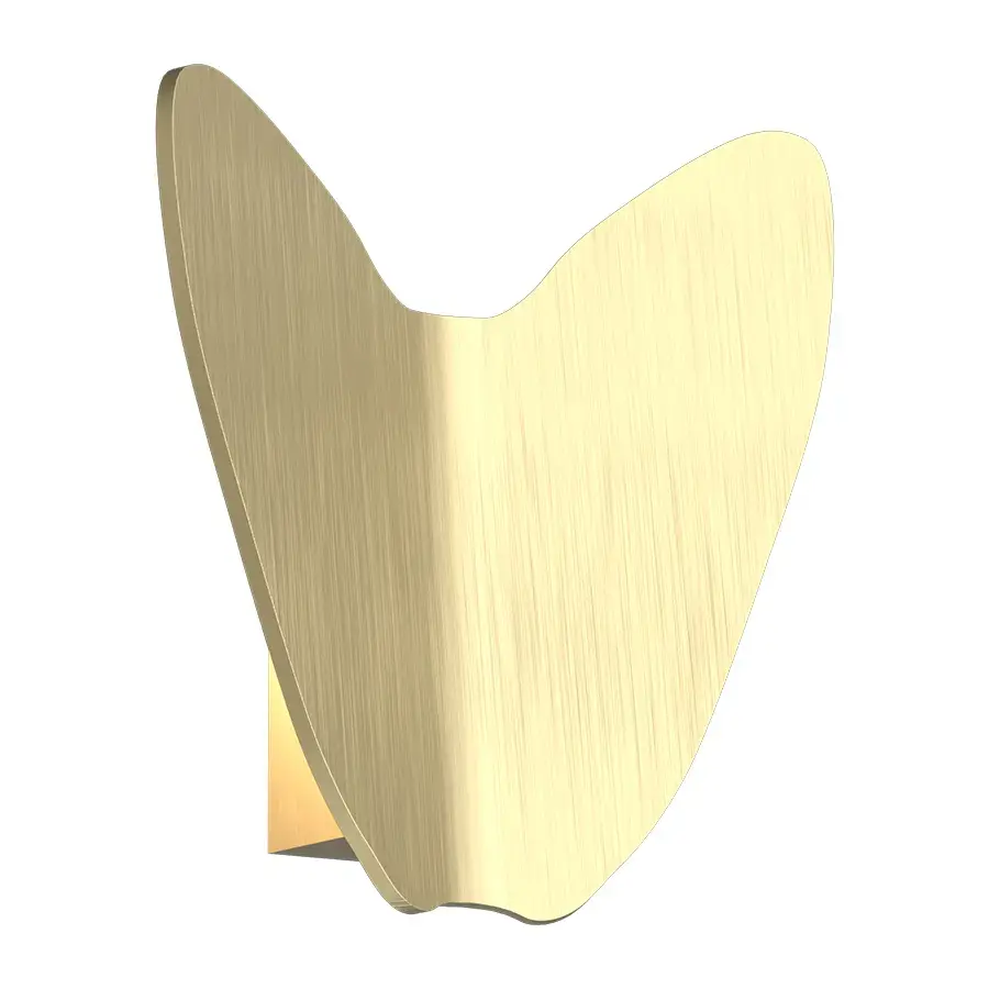 Светильник для ванной комнаты Ledron ZD8196-12W Brushed gold — золотой, ракурс 2