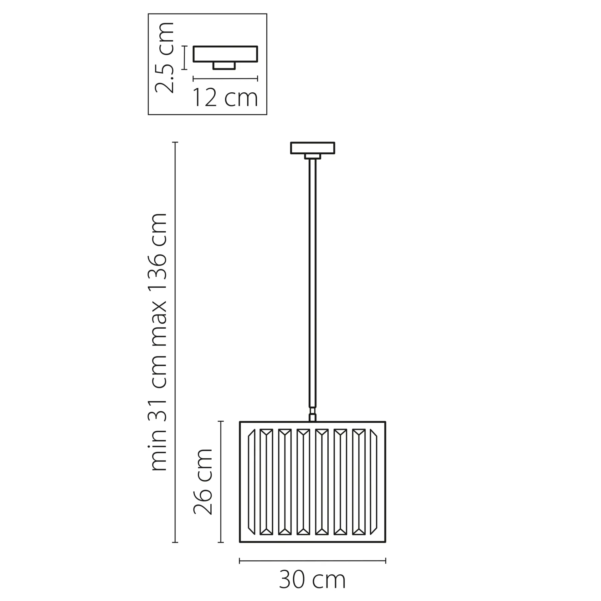 Люстра Lightstar 713037 REGOLO — черный