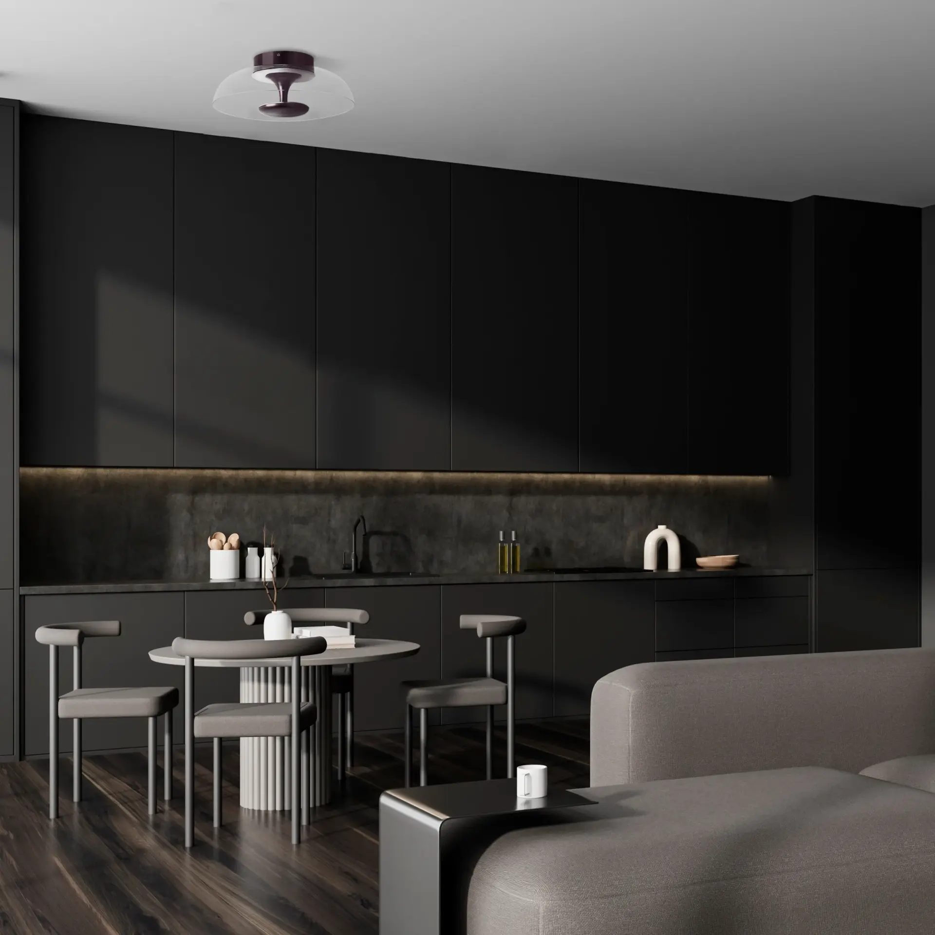 Светильник Lightstar 809200 CELESTA — черный, ракурс 4