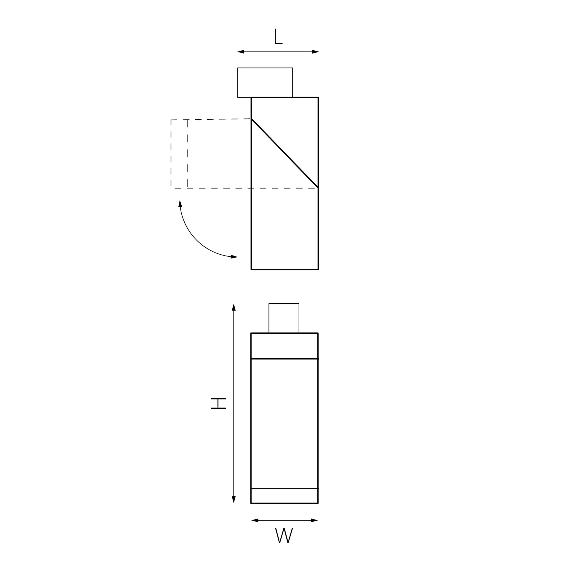 Светильник для однофазного трека Lightstar A1T051017 ILLUMO F — черный