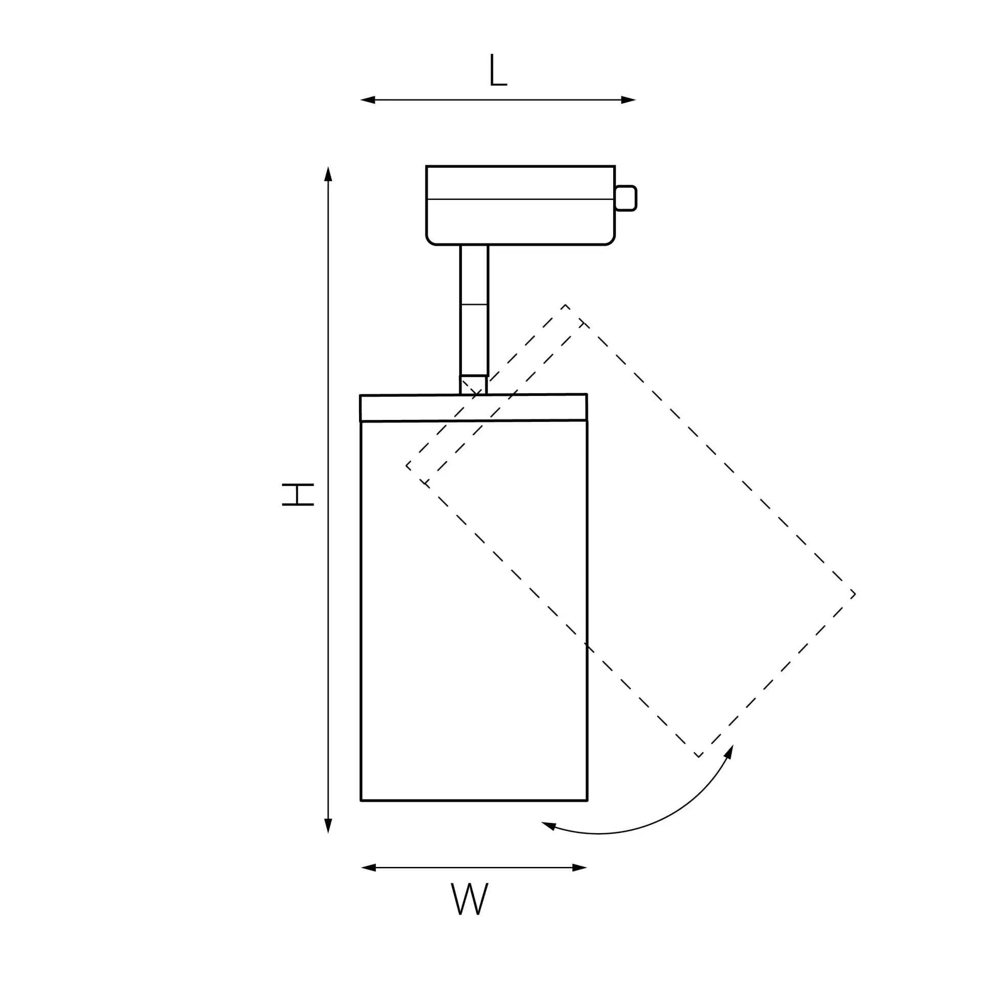 Светильник для однофазного трека Lightstar A1T216587 RULLO — черный