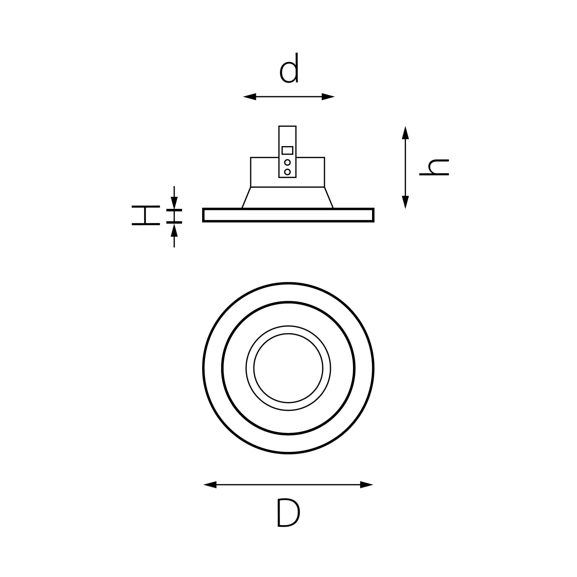Точечный светильник Lightstar D61607 DOMINO — белый
