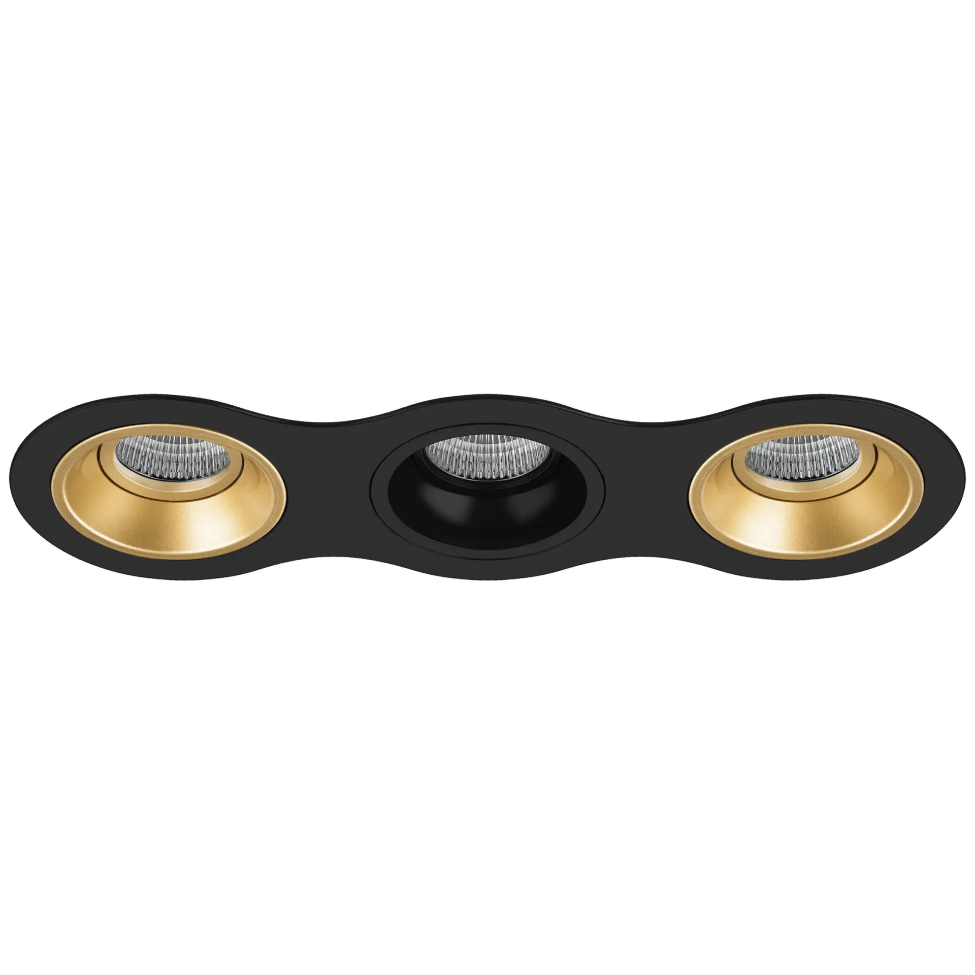 Точечный светильник Lightstar D637030703 DOMINO — черный