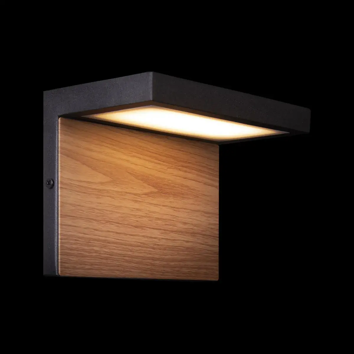 Светильник для улицы Loft IT 100001W OAK — черный, ракурс 2