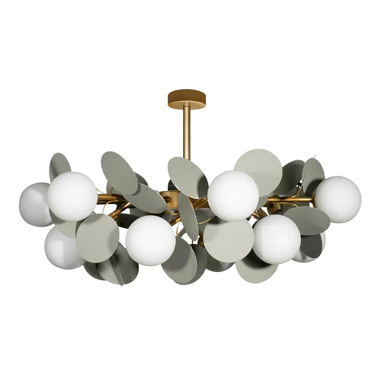 Люстра Loft IT 10008/12 Grey MATISSE — золотой