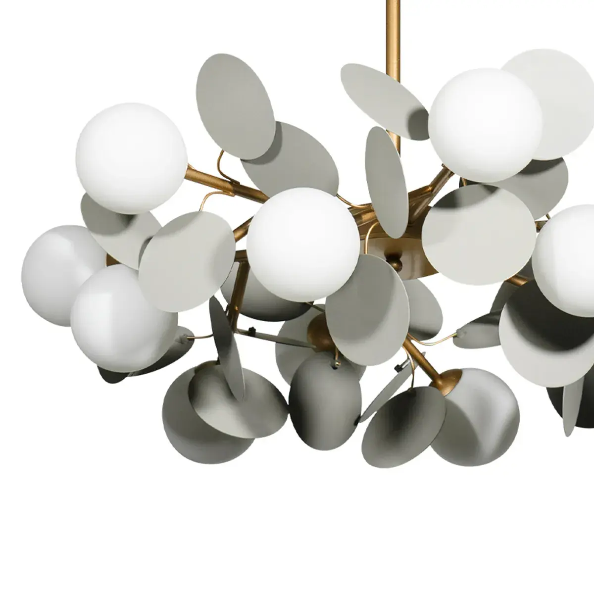 Люстра Loft IT 10008/12 Grey MATISSE — золотой, ракурс 3