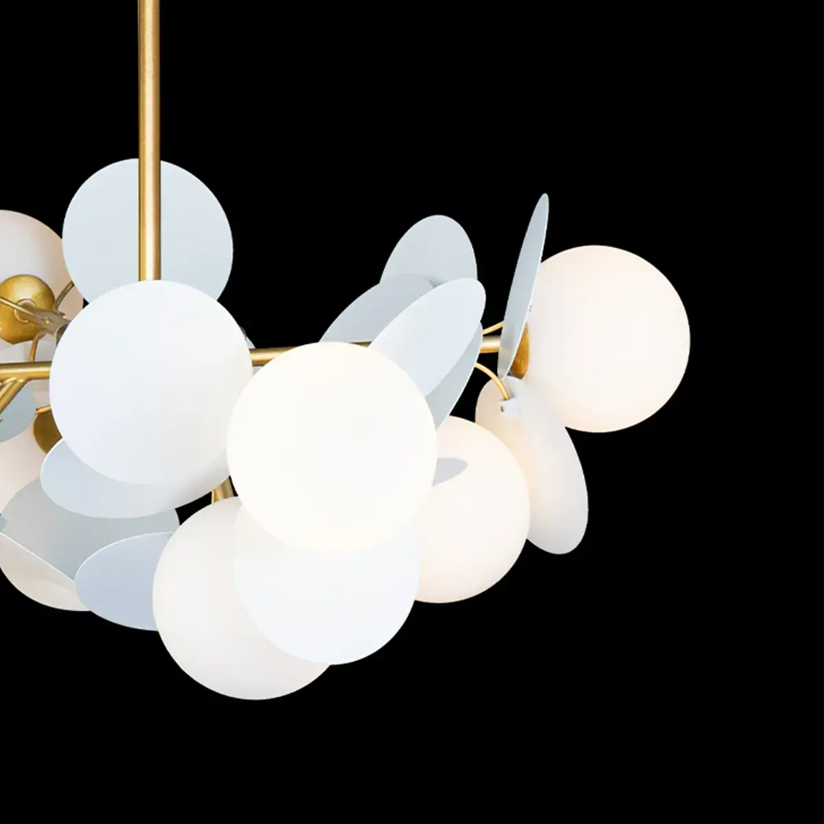 Люстра Loft IT 10008/8 white MATISSE — золотой