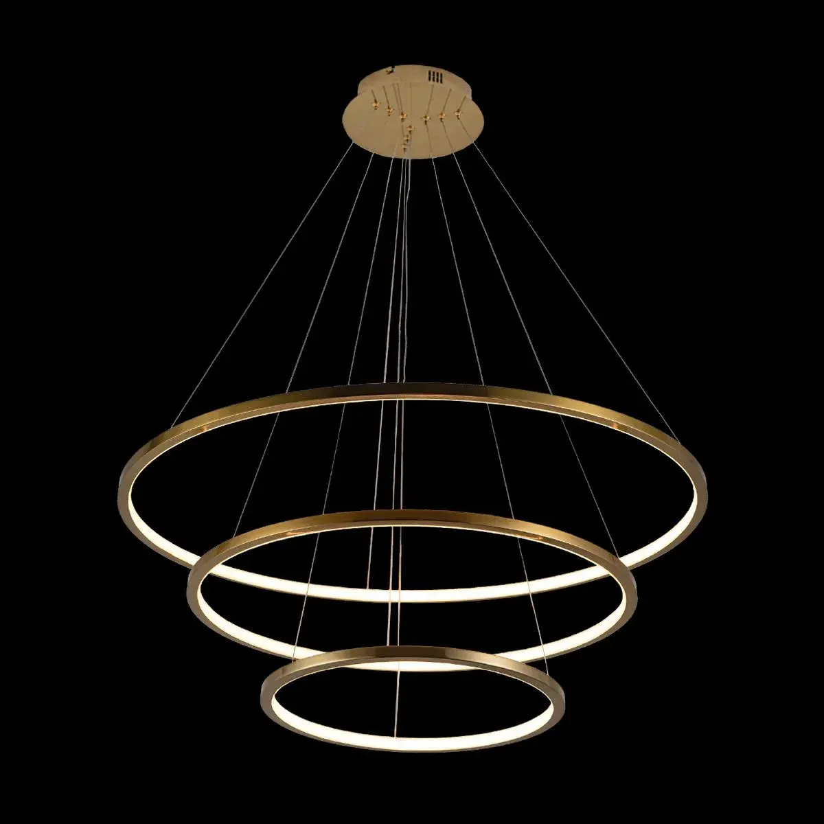 Светильник Loft IT 10015/3 RING — золотой, ракурс 2
