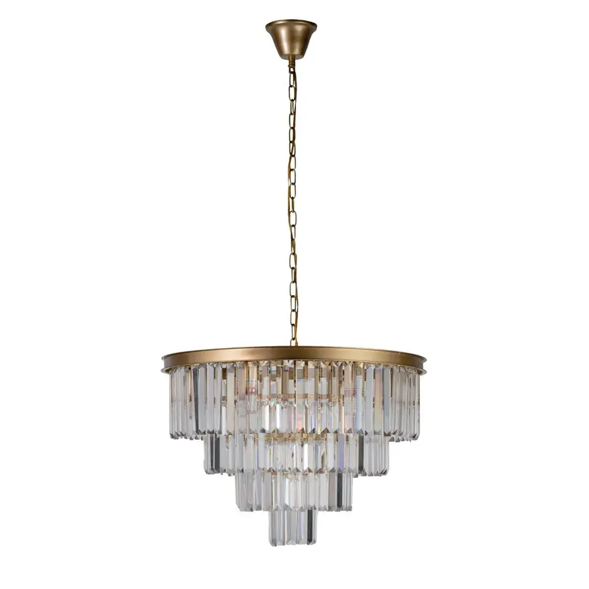 Люстра Loft IT 10019/600C PRISM CLEAR — золотой
