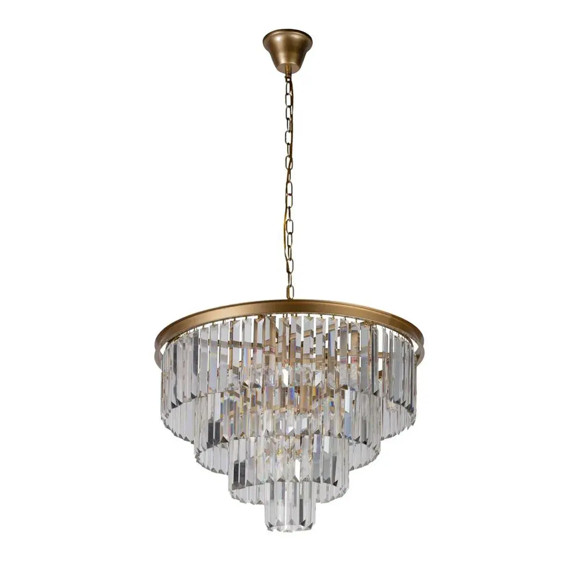 Люстра Loft IT 10019/600C PRISM CLEAR — золотой, ракурс 3