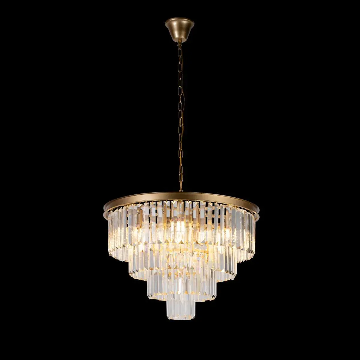 Люстра Loft IT 10019/600C PRISM CLEAR — золотой, ракурс 4