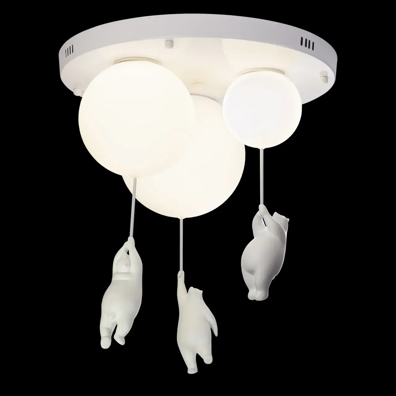 Светильник Loft IT 10030 TEDDY — белый, ракурс 2