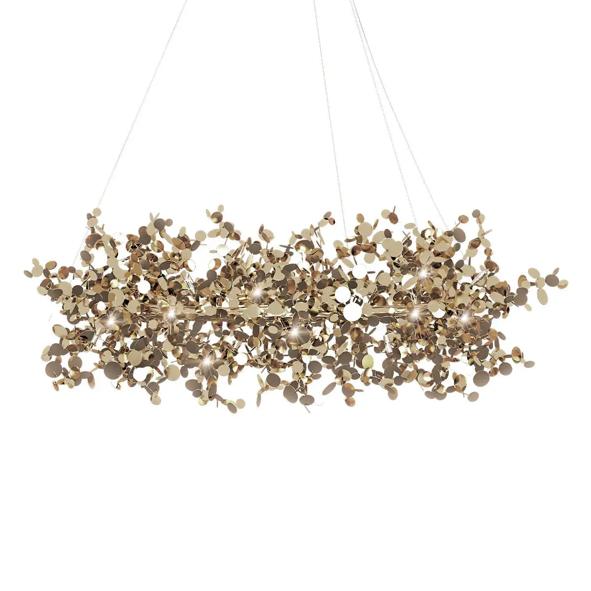 Люстра Loft IT 10101/600 Gold SPARK — золотой, ракурс 3