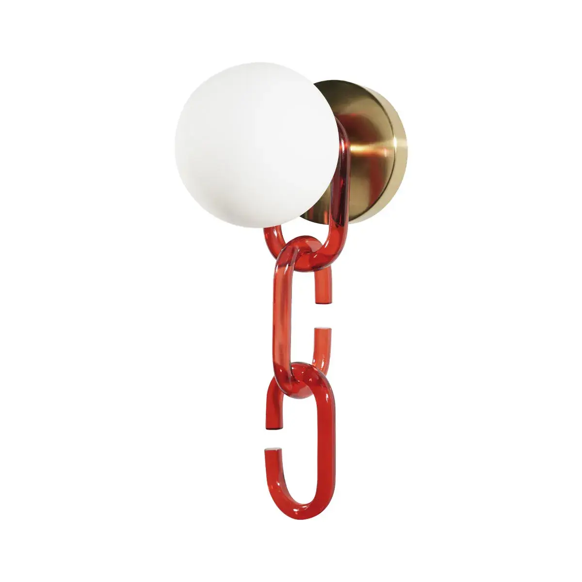 Бра Loft IT 10128W Red CHAIN — золотой, ракурс 3