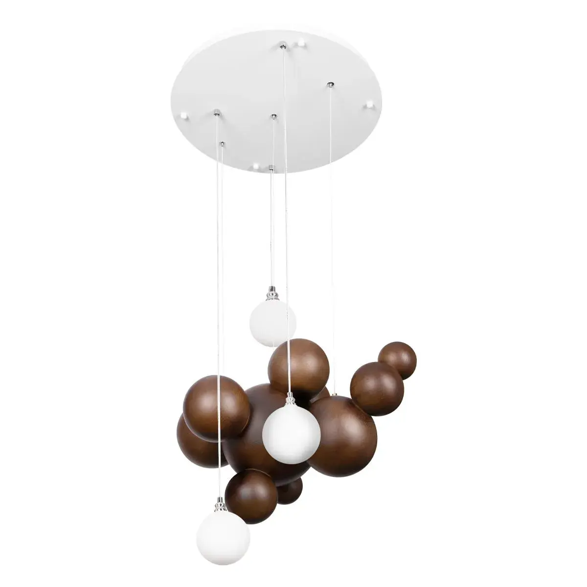 Светильник Loft IT 10161 Dark wood GINGER — белый, ракурс 3