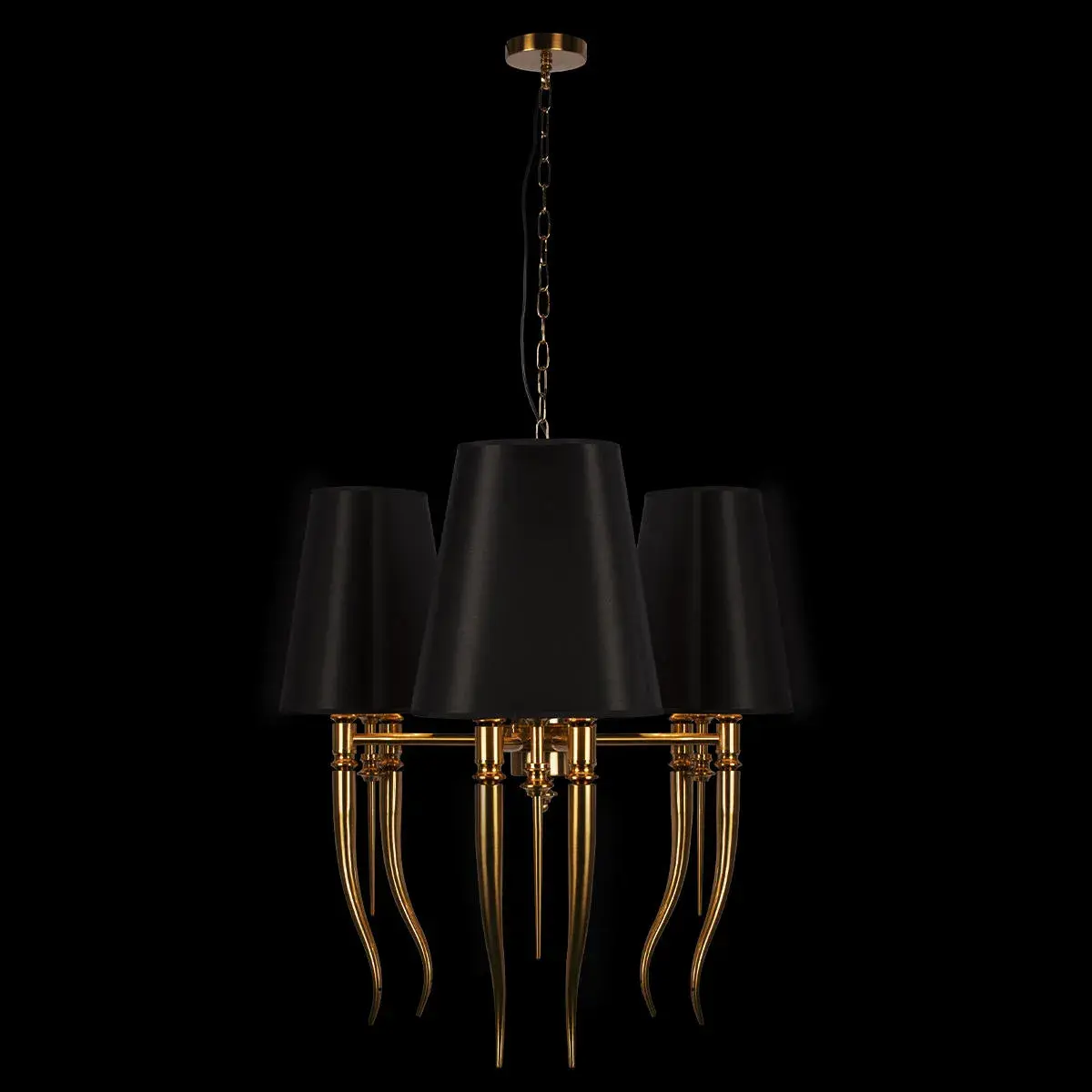 Люстра Loft IT 10207/6 Gold BRUNILDE — золотой, ракурс 2