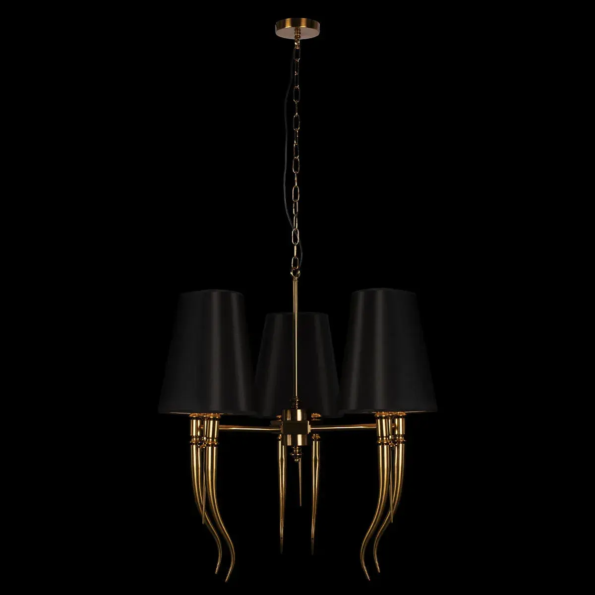 Люстра Loft IT 10207/6 Gold BRUNILDE — золотой, ракурс 4