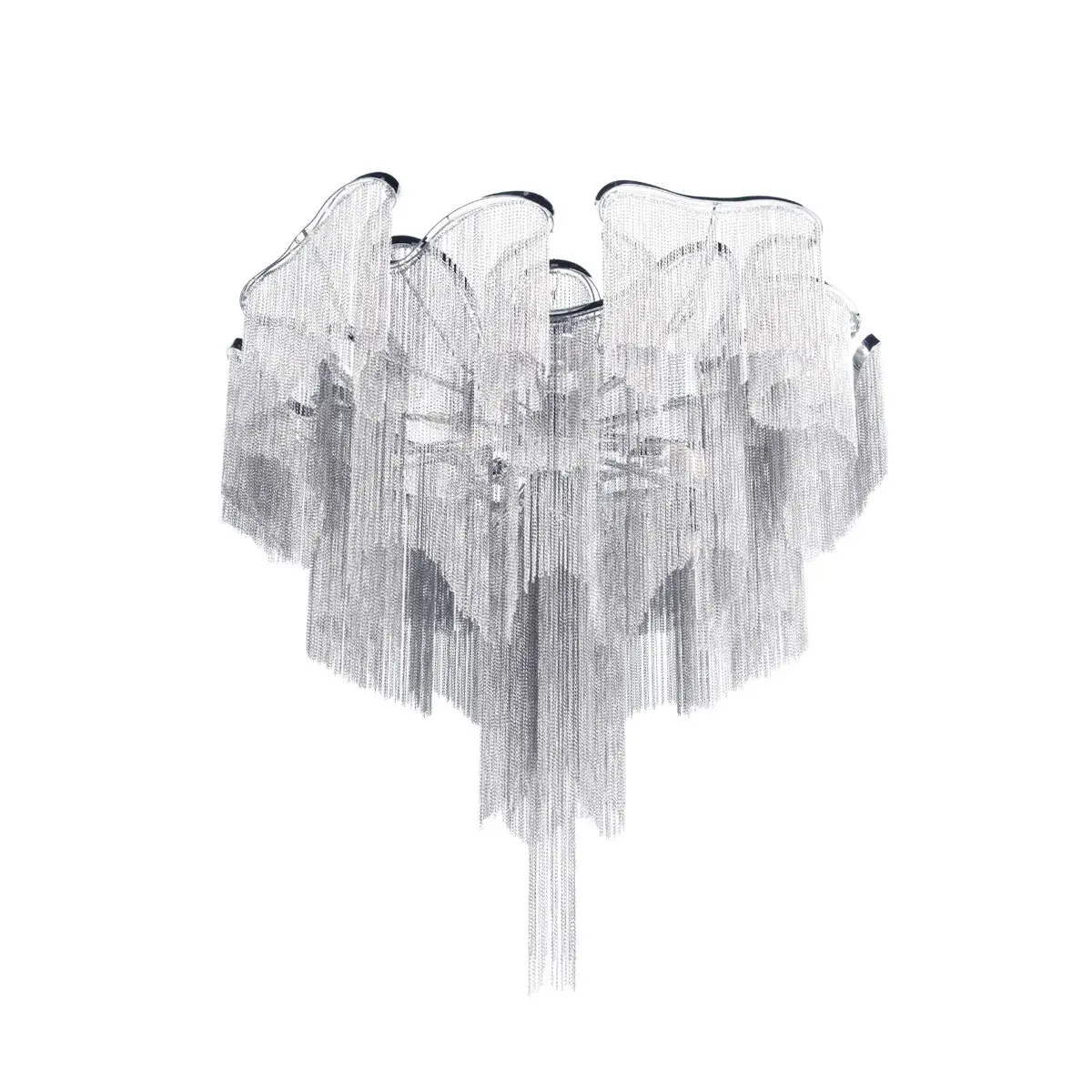Люстра Loft IT 10208/1000C Smoke STREAM — хром, ракурс 3