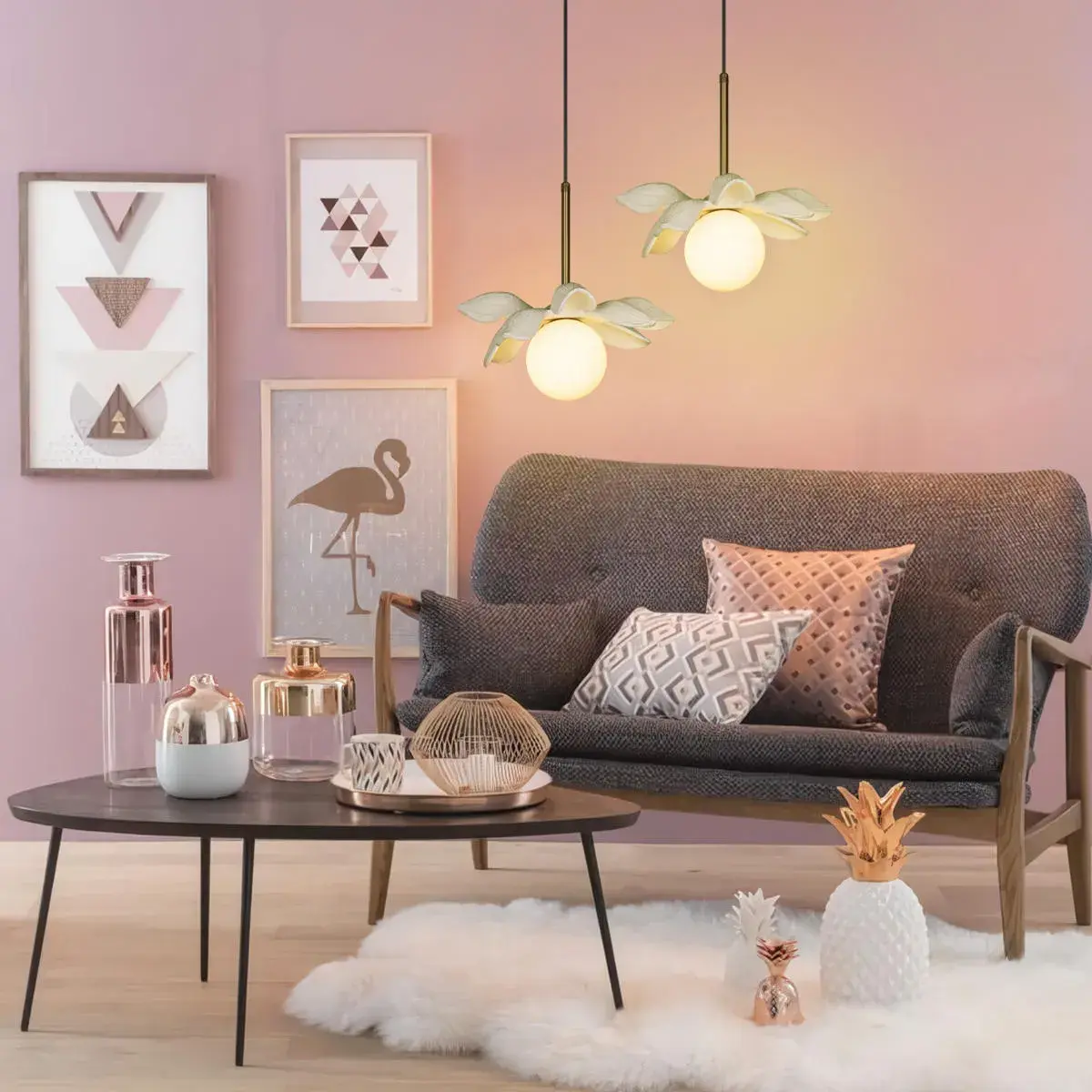 Светильник Loft IT 10213/A Black MONRO — золотой