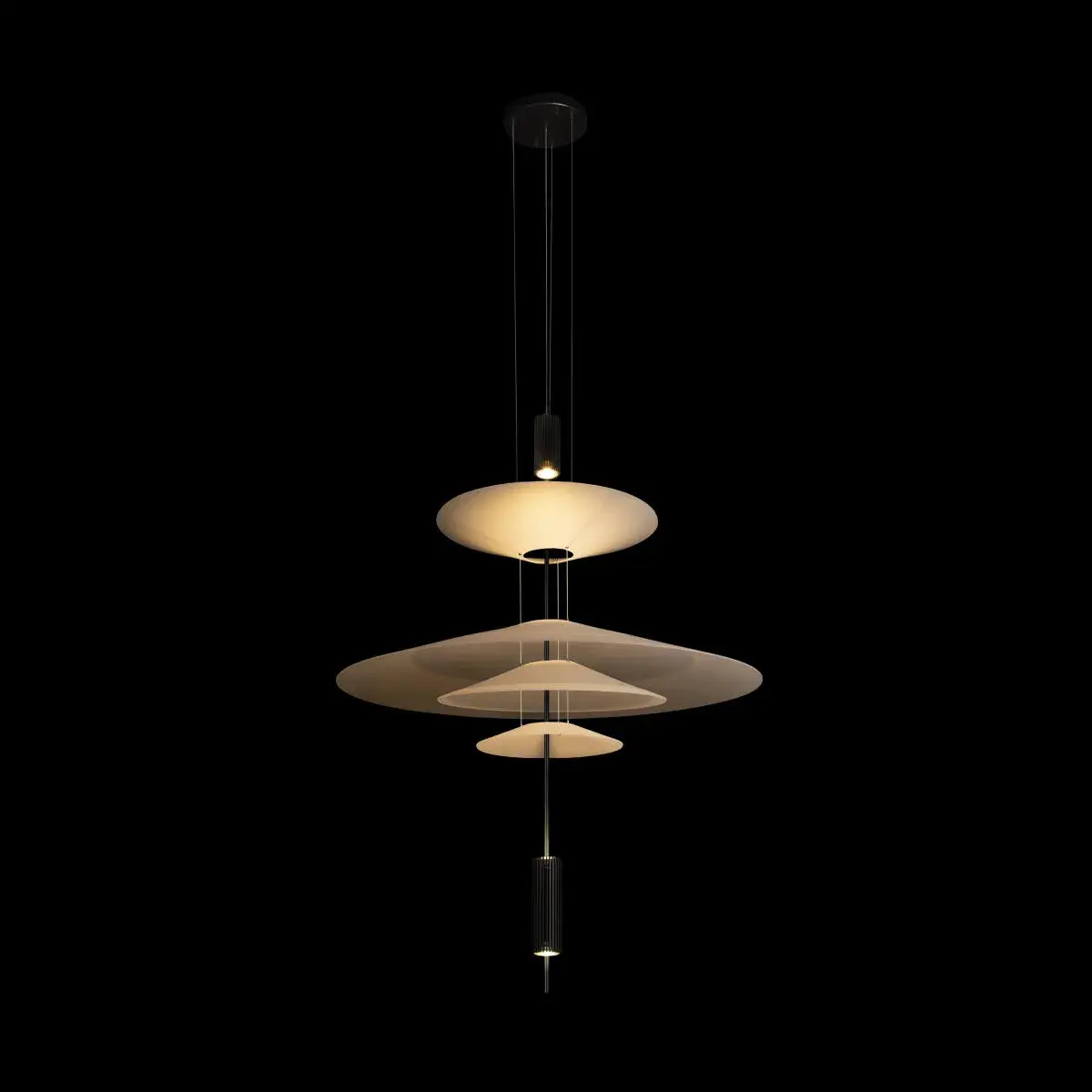 Светильник Loft IT 10244/C Black SKYLAR — черный, ракурс 4
