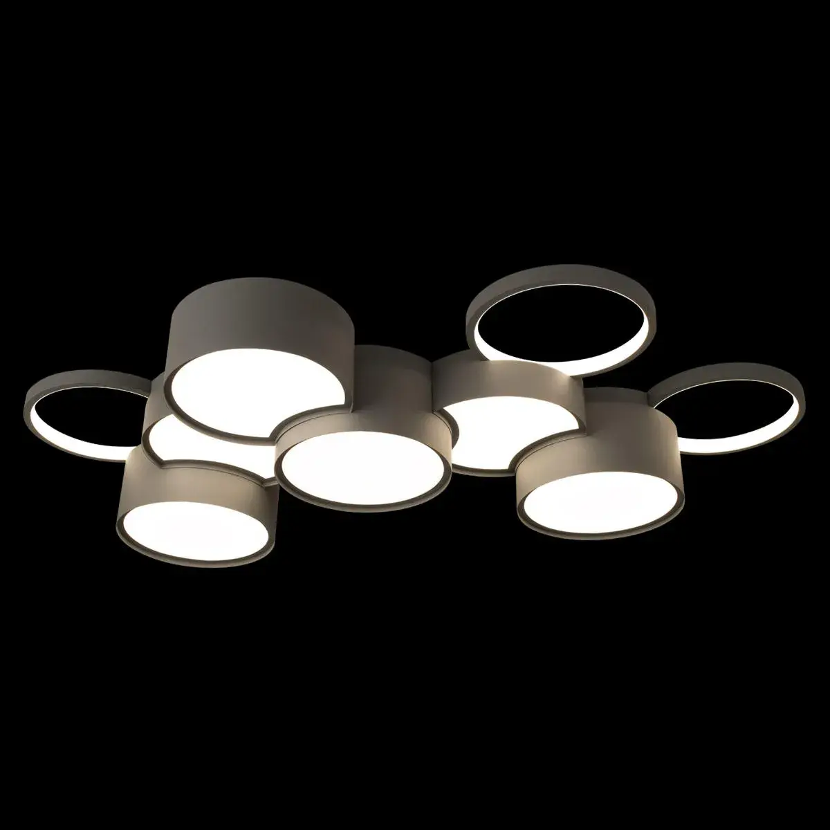 Светильник Loft IT 10317/9 Grey PIN — серый, ракурс 2