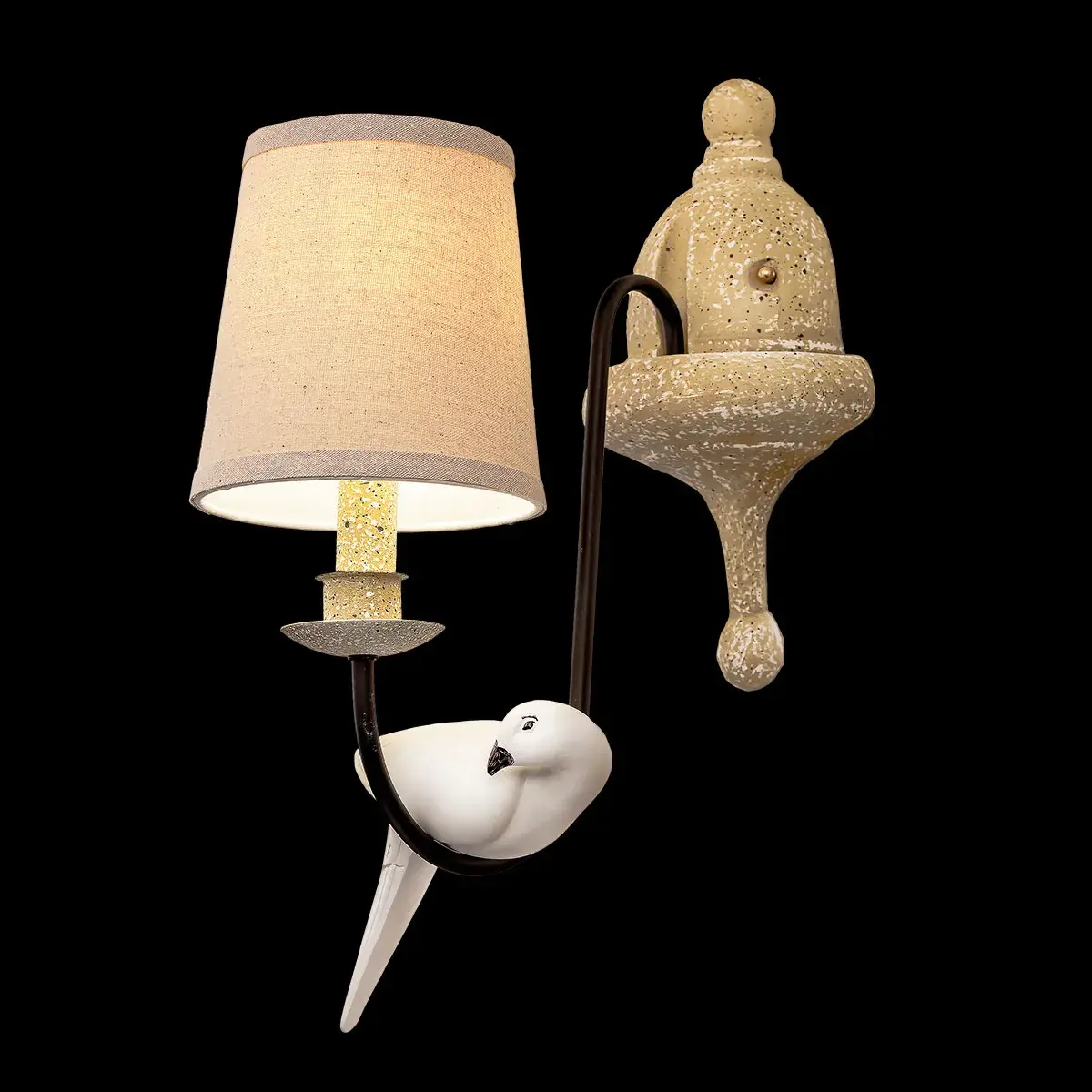 Бра Loft IT LOFT1029W-1 BIRDS — бежевый